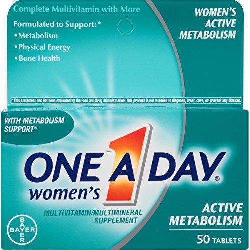 One-a-day Womens Active Metabolism, 50 Tablets