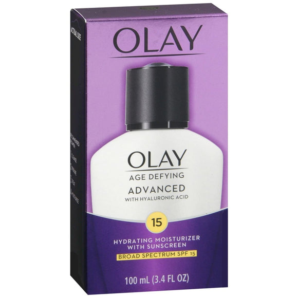 Olay Age Defying Advanced  Hydrating Moisturizer With Sunscreen SPF15 - 3.4 OZ