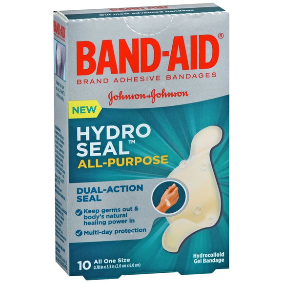 Band-Aid Hydro Seal All-Purpose Hydrocolloid Gel Bandages - 10 EA