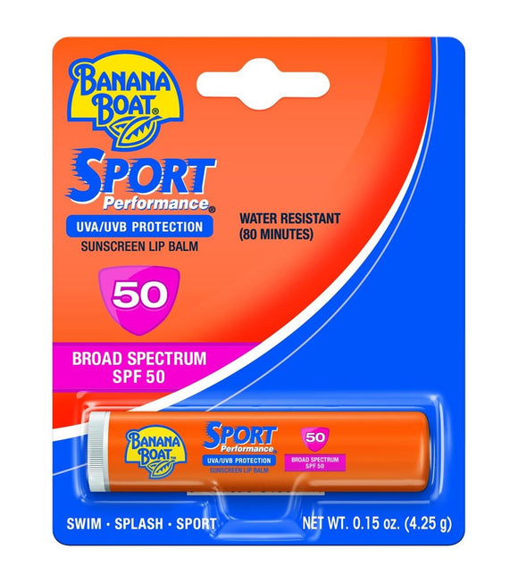 Banana Boat Spf#50 Sport Lip Balm 0.15 Ounce