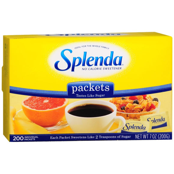 SPLENDA No Calorie Sweetener Packets - 200 EA