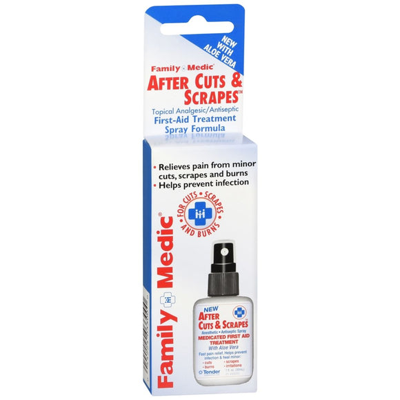 Family Medic After Cuts & Scrapes Topical Analgesic/Antiseptic - 1 OZ