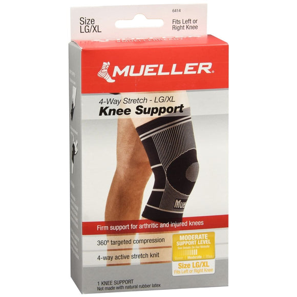 Mueller 4-Way Stretch Knee Support Large/X-Large 6414 - 1 EA
