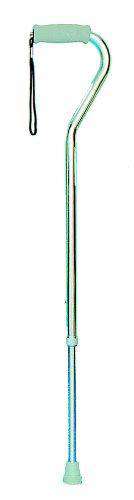 Essential Medical Supply W1340S Endurance Offset Handle Cane, Silver