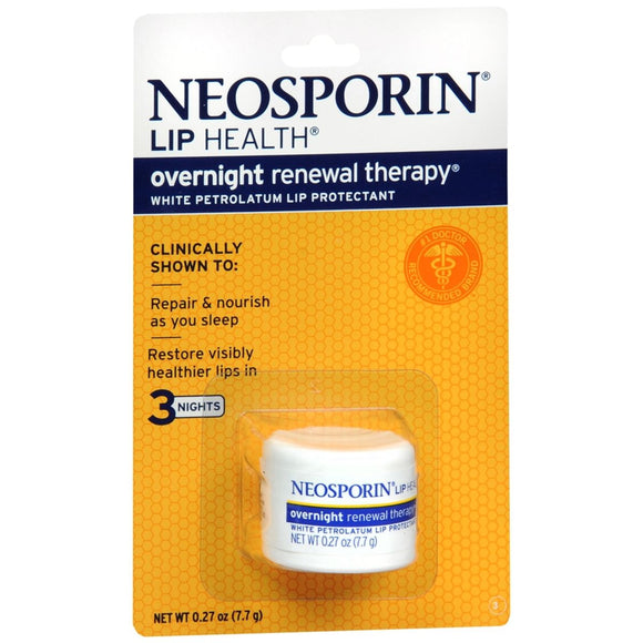 Neosporin Lip Health Overnight Renewal Therapy - 0.27 OZ