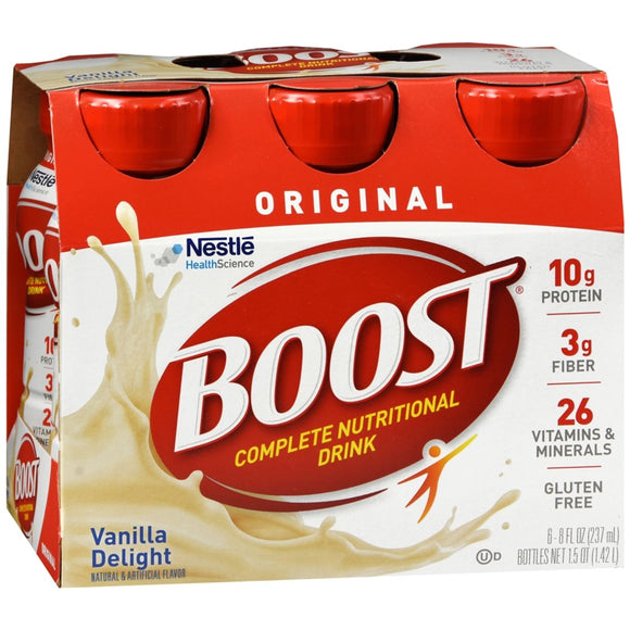 BOOST Original Complete Nutritional Drinks Vanilla Delight 48 OZ