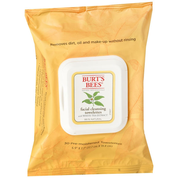 Burt's Bees Facial Cleansing Towelettes - 30 EA
