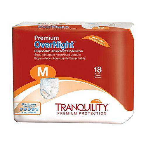 Tranquility Premium OverNight Disposable Absorbent Underwear 2115 18 EA