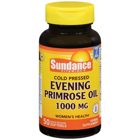 Sundance Vitamins Evening Primrose Oil 1000 mg Softgels - 50 CP