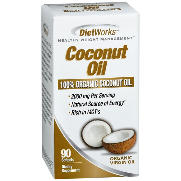 Dietworks Coconut Oil Softgels - 90 CP