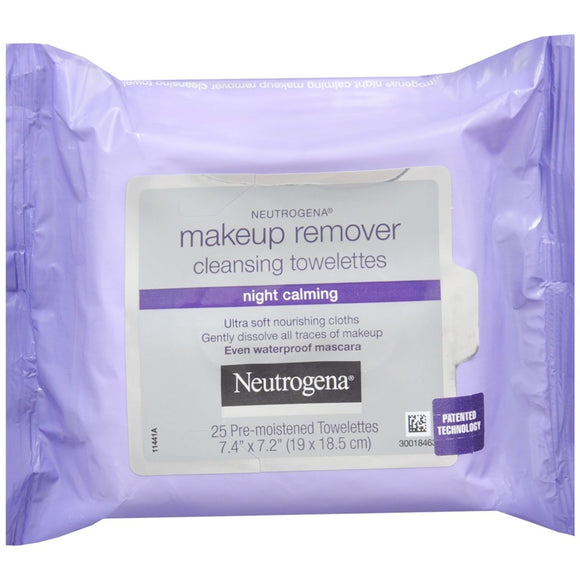 Neutrogena Makeup Remover Cleansing Towelettes Night Calming - 25 EA