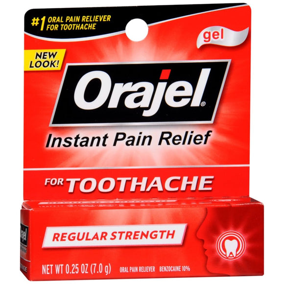 Orajel Oral Pain Reliever Regular - 0.25 OZ