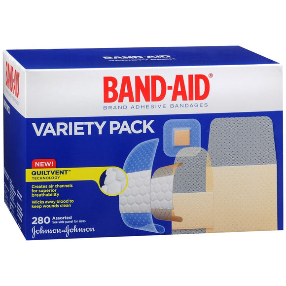BAND-AID Bandages Variety Pack - 280 EA