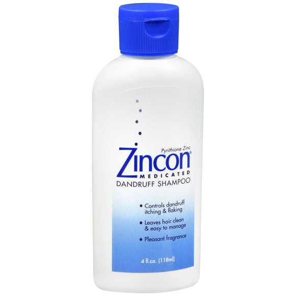 Zincon Medicated Dandruff Shampoo - 4 OZ