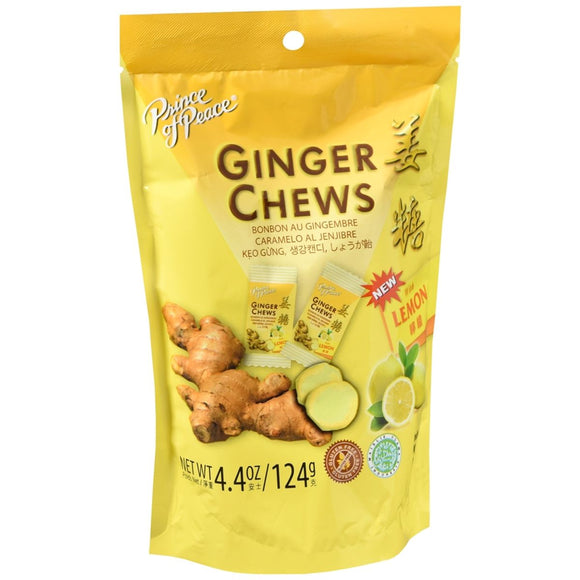 Prince of Peace Ginger Chews with Lemon - 4.4 OZ