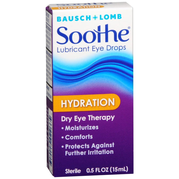 Bausch + Lomb Soothe Lubricant Eye Drops Hydration - 0.5 OZ