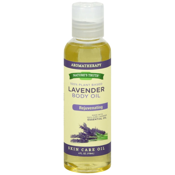 Nature's Truth Aromatherapy Body Oil Rejuvenating Lavender - 4 OZ
