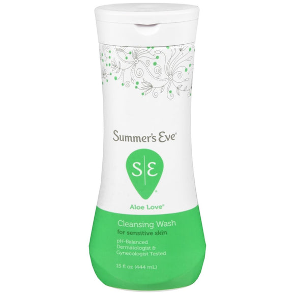 Summer's Eve Cleansing Wash Aloe Love - 15 OZ