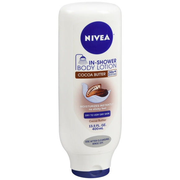 NIVEA In-Shower Body Lotion Cocoa Butter - 13.5 OZ