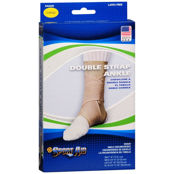 Sport Aid Double Strap Ankle Support LG 1 EA