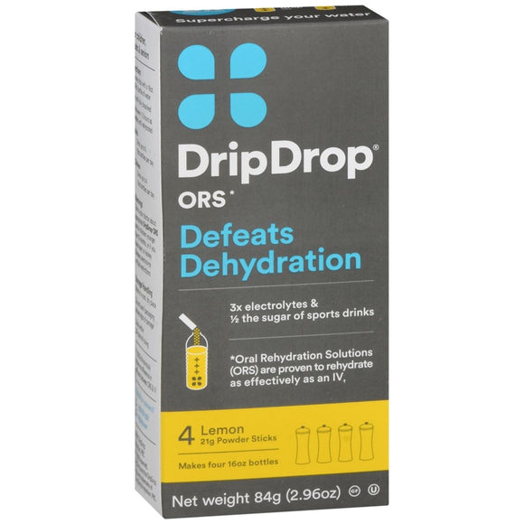 Drip Drop ORS Hydration Powder Lemon Flavor - 84 GM