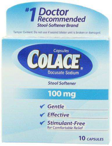Colace 100mg Capsules 10CT