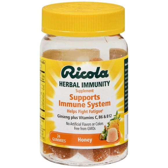 Ricola Herbal Immunity Gummies Honey - 24 EA