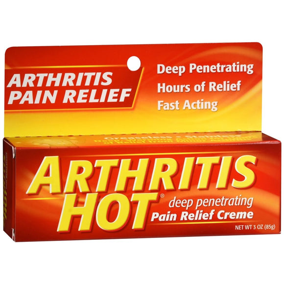 Arthritis Hot Pain Relief Creme - 3 OZ