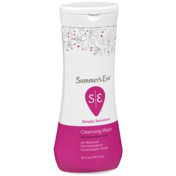 Summer's Eve Simply Sensitive Cleansing Wash - 15 OZ
