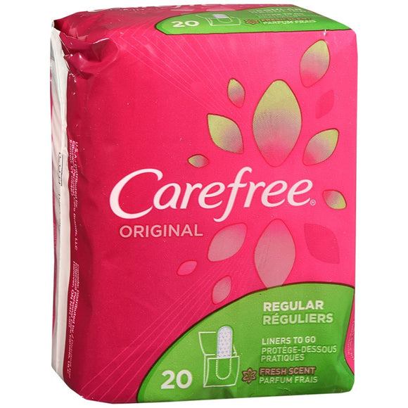 CAREFREE Original Liners to Go Regular Fresh Scent - 20 EA