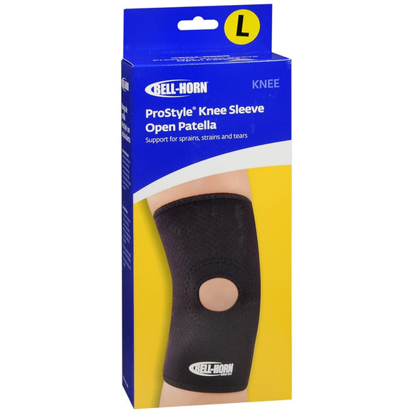 Bell-Horn ProStyle Knee Sleeve Open Patella Black Large 204L - 1 EA