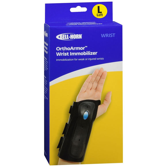 Bell-Horn OrthoArmor Wrist Immobilizer Black Large Left - 1 EA