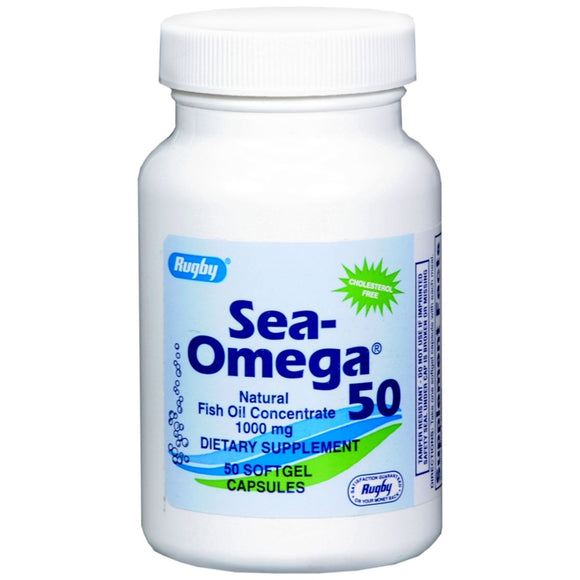 Rugby Sea-Omega 50 Softgel Capsules - 50 CP