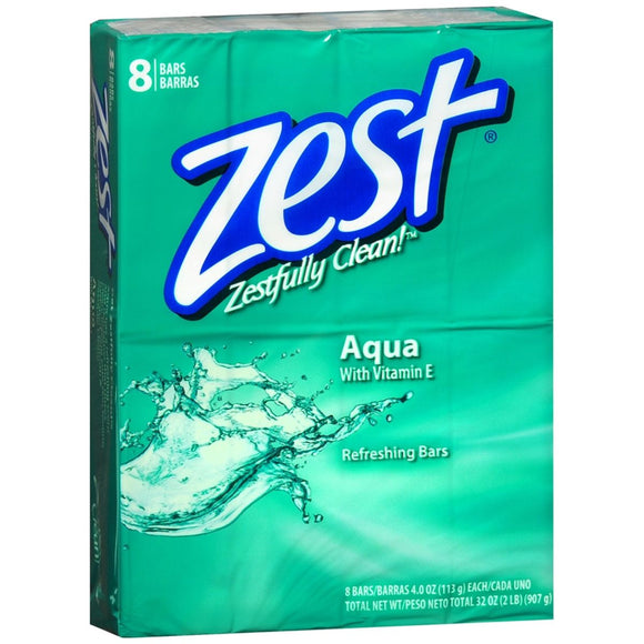 Zest Aqua Family Deodorant Bars - 32 OZ