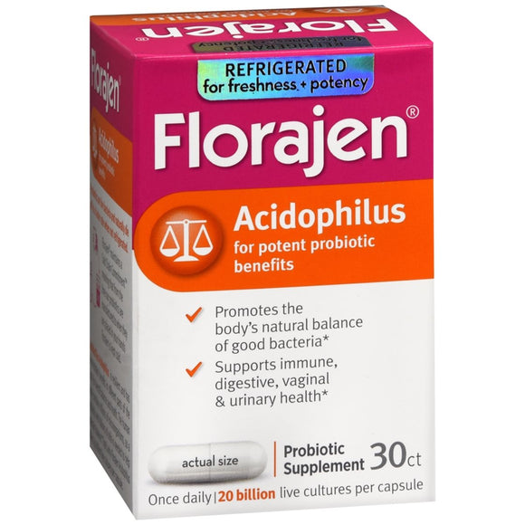 Florajen Acidophilus Capsules 30 CP