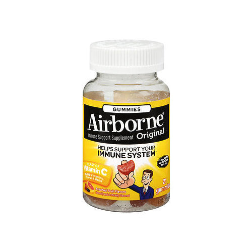 Airborne Immune Support Supplement with Vitamin C, Gummies, 21 Count - Buy Packs and Save (Pack of 3)