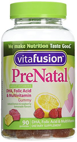 Vitafusion PreNatal Adult Gummies Assorted Flavors 90 EA - Buy Packs and Save (Pack of 6)