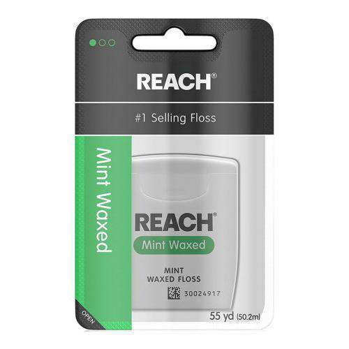 Reach Mint Waxed Floss, 55 Yd