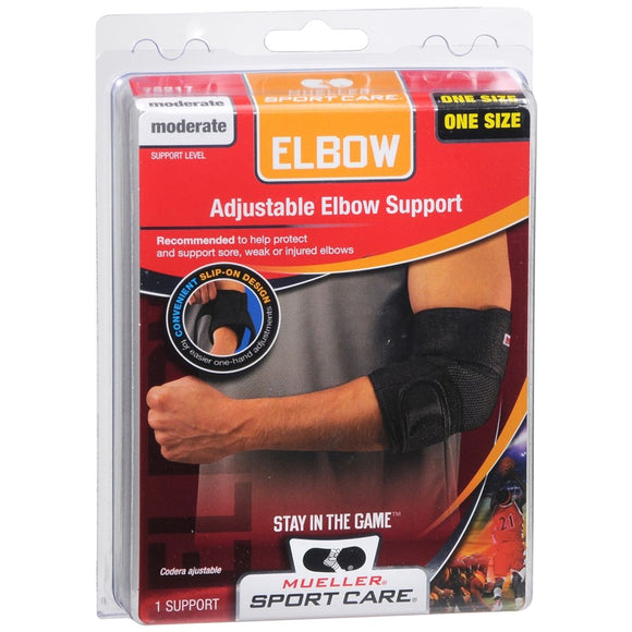 Mueller Sport Care Adjustable Elbow Support Black One Size 75217 - 1 EA