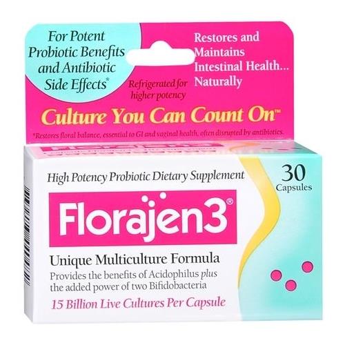 Florajen3 Capsules 30 CP - Buy Packs and Save (Pack of 3)