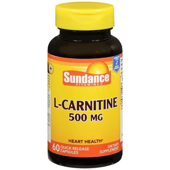Sundance L-Carnitine 500 mg Quick Release Capsules 60 TB