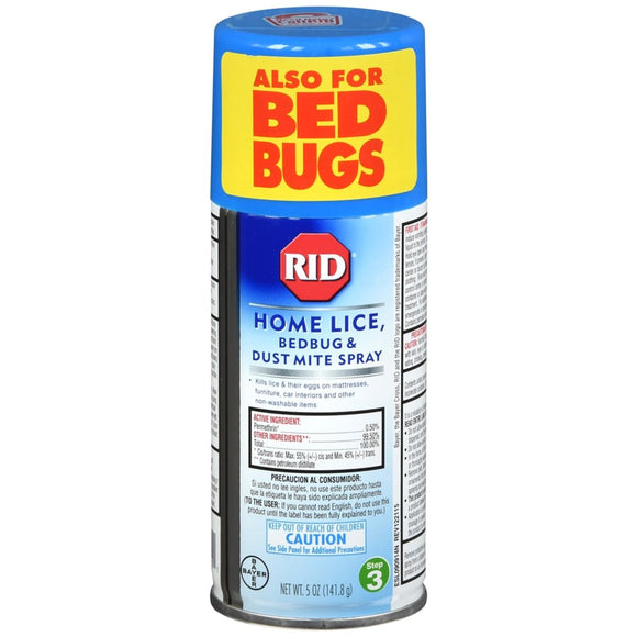 RID Home Lice, Bedbug & Dust Mite Spray Step 3 - 5 OZ