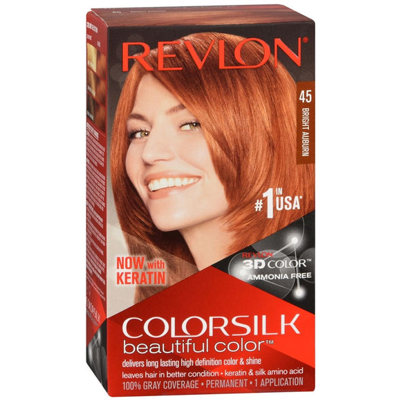 Revlon ColorSilk Hair Color Bright Auburn 45 - 1 EA