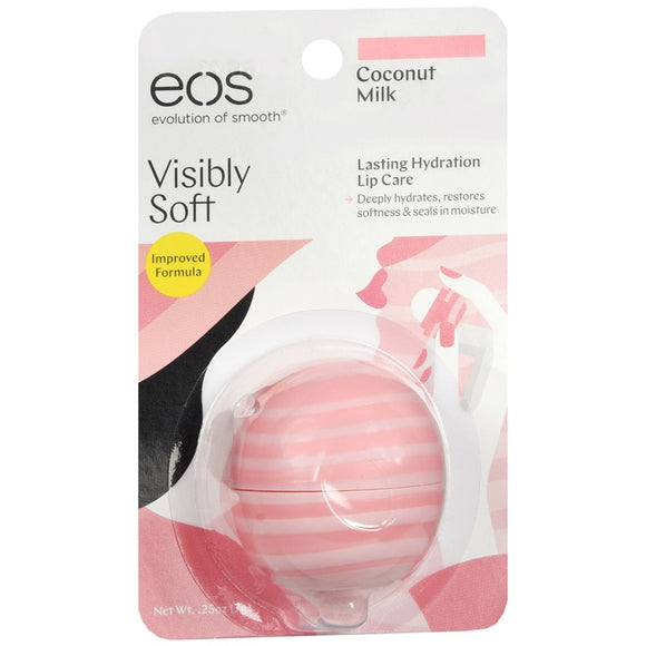 EOS Visibly Soft Lip Balm Coconut Milk - 0.25 OZ