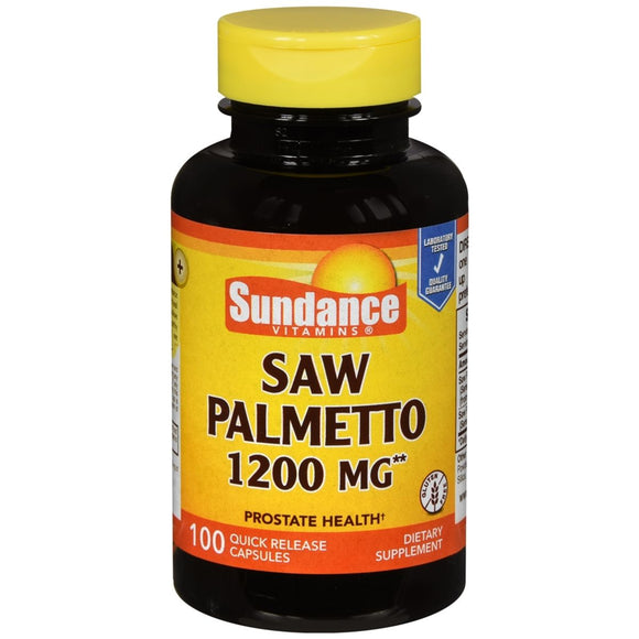 Sundance Vitamins Saw Palmetto 1200 mg Capsules - 100 CP