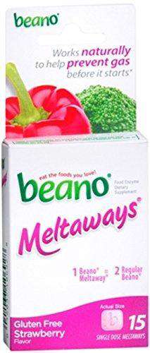 Beano Meltaways Strawberry Single Dose Tablets, 15 Count