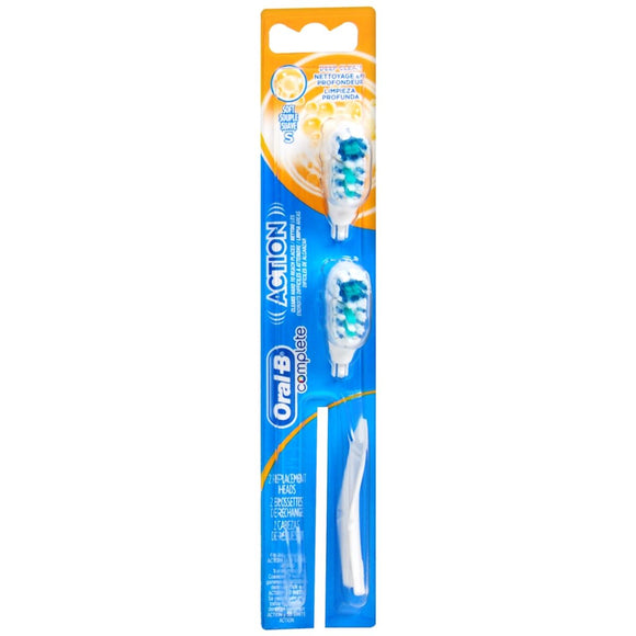 Oral-B Complete Action Power Replacement Brush Heads Soft - 2 EA