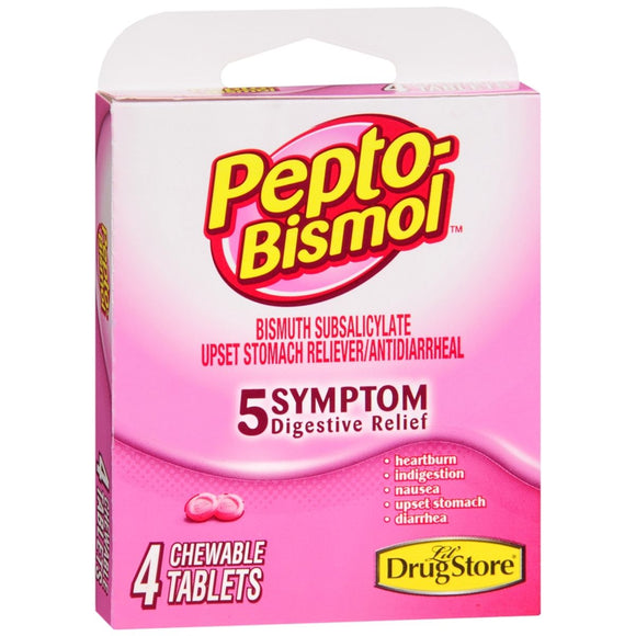 Lil' Drug Store Pepto-Bismol Chewable Tablets - 4 TB