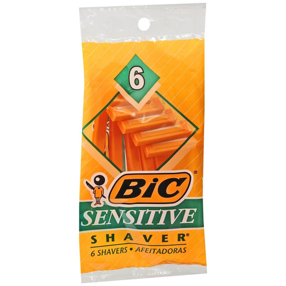 Bic Shavers Sensitive - 6 EA