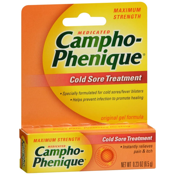 Campho-Phenique Cold Sore Treatment Original Gel Formula - 0.23 OZ